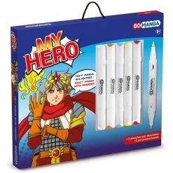 Kit Dessin Manga My Hero Go Manga - Max - à Partir De 8 Ans