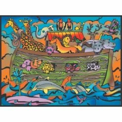 L'Arche De Noe - Crayons Inclus - 28 X 37 - à Colorier Colorvelvet