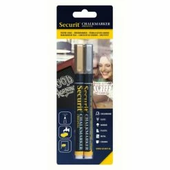 SecurIT® Lot De 2 Marqueurs Craie Argent / Doré - Securit