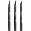 Lot De 3 Feutres De Dessin Uni Pin - 0.2 Mm - Noir - Uni-ball