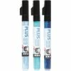 Creativ Company Lot De Feutres Peinture Acrylique Plus Color - Pointe 1-2 Mm - 3 Pcs