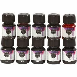 Creativ Company Lot De Peinture Aquarelle Aqua Pigment - 10 X 10 Ml