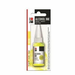 MARABU - Encre Permanente "Alcohol Ink", 20 Ml - Jaune Fluo