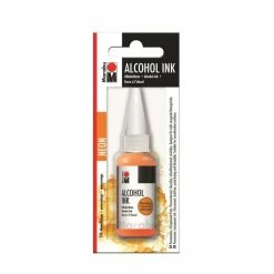 MARABU - Encre Permanente "Alcohol Ink", 20 Ml - Orange Fluo