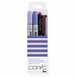 Copic Marqueur Ciao, Kit De 4 "Doodle Pack Purple"