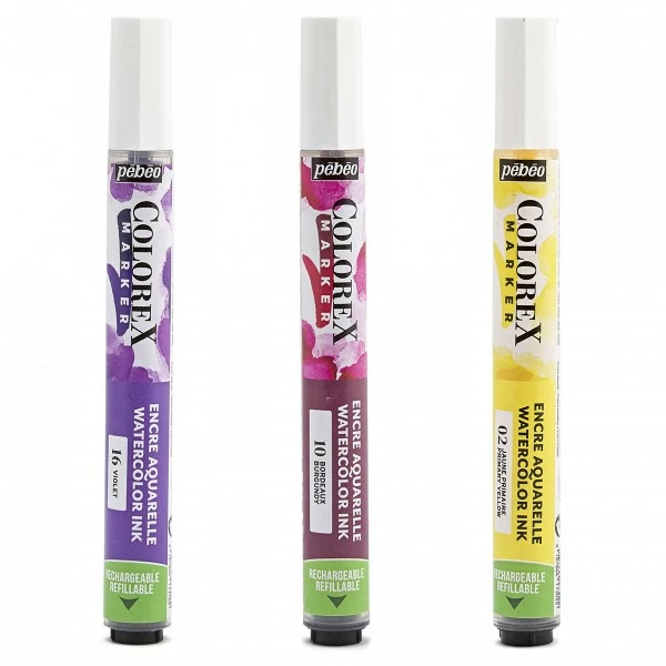 Pebeo Marqueur Encre Aquarelle Colorex - Plusieurs Coloris Disponibles