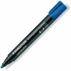Marqueur - Indélébile - Permanent - Bleu - Pointe Conique - Staedtler -creavea shop marqueur indelebile permanent bleu pointe conique staedtler p