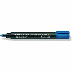 Marqueur - Indélébile - Permanent - Bleu - Pointe Conique - Staedtler -creavea shop marqueur indelebile permanent bleu pointe conique staedtler p 3
