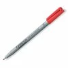 Staedtler Marqueur Non Permanent "316F Lumocolor" - Rouge -creavea shop marqueur non permanent 316f lumocolor rouge p