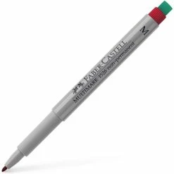 Faber-Castell Marqueur Non Permanent "Multimark" M - Rouge