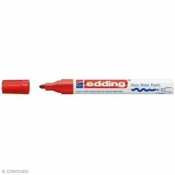 Marqueur Peinture Multisurfaces Edding 750 - Rouge
