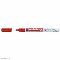 Marqueur Peinture Multisurfaces Edding 780 - Rouge - Pointe 0,8 Mm