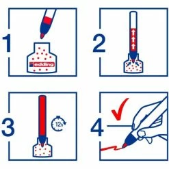 Marqueur Permanent Edding 21 Ecoline Pointe Ronde Noir -creavea shop marqueur permanent edding 21 ecoline pointe ronde noir p 4