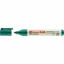 Marqueur Permanent Edding 21 Ecoline Pointe Ronde Vert