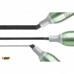 Marqueur Permanent - Marking Onyx 1481 Pointe Biseau - Vert - Bic -creavea shop marqueur permanent marking onyx 1481 pointe biseau vert bic p 3