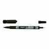 Marqueur Permanent Twin Marker Begreen Double Pointe Extra Fine Noir Pilot