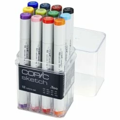 Copic Marqueur Pinceau Professionnel Sketch, Kit De 12