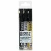 Pebeo Marqueurs Acryliques Pébéo - Acrylic Marker - Noir/Blanc/Or - 12 Mm - 3 Pcs -creavea shop marqueurs acryliques pebeo acrylic marker noirblancor 12 mm 3 pcs p