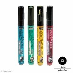Pebeo Marqueurs Peinture Acrylique Acrylic Marker - Pointe Fine 1,2 Mm