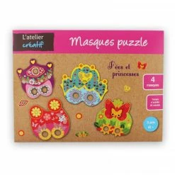 Ulmann Masques Puzzle à Créer Soi Même Motif Fées Et Princesses