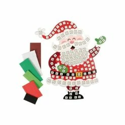 Mosaïque En Mousse - Père Noël - Loisirs Créatifs Enfant - CTOP