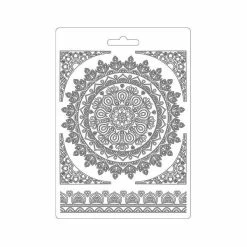 Moule Souple Dentelle Ronde A5 Stamperia