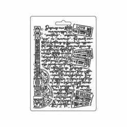 Moule Souple Envie De Guitare A5 Stamperia