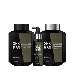 Pack Gel 3 En 1 Conditionneur Tonique Seb Man Sebastian Professional