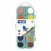 Palette De 12 Pastilles Peinture Aquarelle Opaque Avec Pinceau Milan
