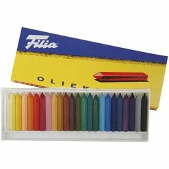 Creativ Company Pastels à L'huile 6 Cm - 24 Pcs