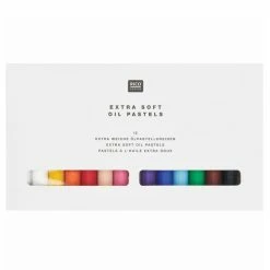 Rico Design Pastels à L'huile - Couleurs Classiques - 12 Pcs