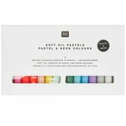 Rico Design Pastels à L'huile - Couleurs Pastels - 12 Pcs