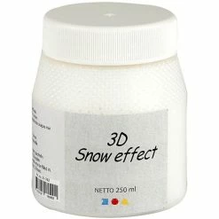 Creativ Company Pâte Effet Neige Mat 3D - 250 Ml