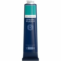 Lefranc Bourgeois Peinture à L'huile En Tube Bleu Turquoise 150ml - Lefranc & Bourgeois