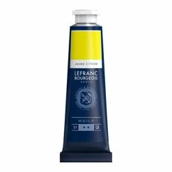 Lefranc Bourgeois Peinture à L'huile En Tube Jaune Citron 40ml - Lefranc & Bourgeois