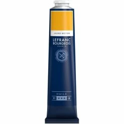 Lefranc Bourgeois Peinture à L'huile En Tube Jaune Moyen 150ml - Lefranc & Bourgeois