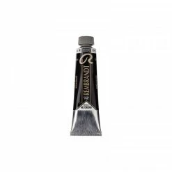 Peinture à L'huile Extra-fine En Tube Noir Ivoire 40ml - Rembrandt