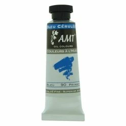 Peinture à L'huile Fine En Tube Bleu Ceruleen 45ml - Amt
