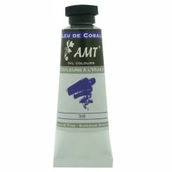 Peinture à L'huile Fine En Tube Bleu De Cobalt 45ml - Amt