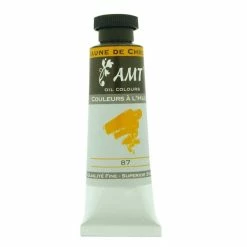 Peinture à L'huile Fine En Tube Jaune De Chrome 45ml - Amt