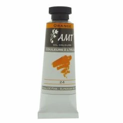 Peinture à L'huile Fine En Tube Orange 45ml - Amt