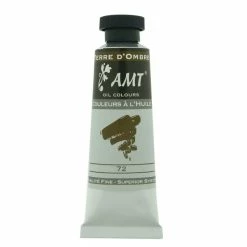 Peinture à L'huile Fine En Tube Terre D'ombre 45ml - Amt