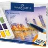 Faber-Castell Peinture Aquarelle En Godets, étui De 24