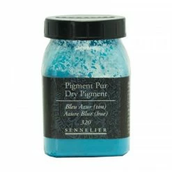 Pigment En Poudre - Sennelier - Bleu Azur - Pot De 200 Ml