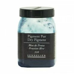 Pigment En Poudre - Sennelier - Bleu De Prusse - Pot De 200 Ml