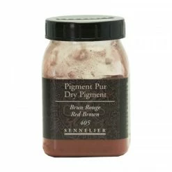 Pigment En Poudre - Sennelier - Brun Rouge - Pot De 200 Ml