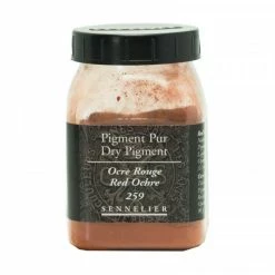 Pigment En Poudre - Sennelier - Ocre Rouge - Pot De 200 Ml