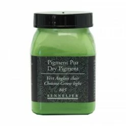 Pigment En Poudre - Sennelier - Vert Anglais Clair - Pot De 200 Ml