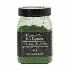 Pigment En Poudre - Sennelier - Vert Oxyde De Chrome - Pot De 200 Ml