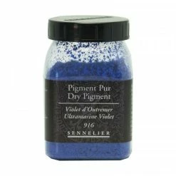 Pigment En Poudre - Sennelier - Violet D'Outremer - Pot De 200 Ml